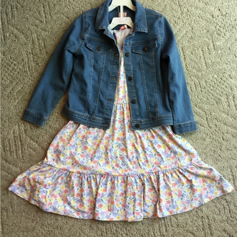 Girls' Classic Blue Denim Jacket - Versatile Layering Piece